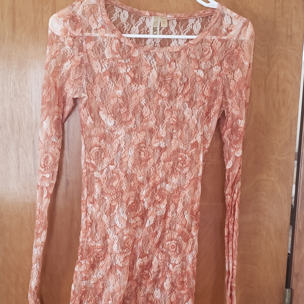 Lace Long Sleeved Top
